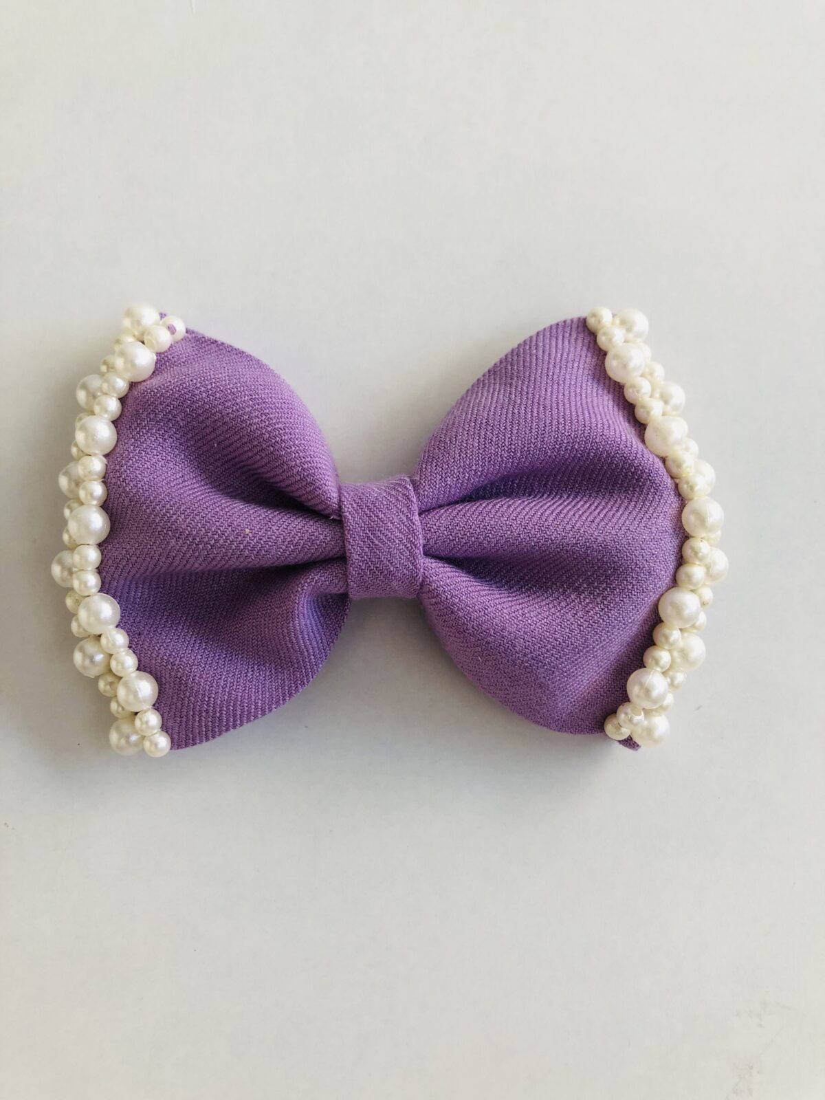Lavender Pearl Bow - Image 1