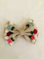 Embroidered Pearl Bow - Image 7