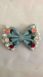 Embroidered Pearl Bow - Image 6