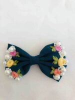 Embroidered Pearl Bow - Image 4
