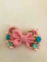 Embroidered Pearl Bow - Image 3