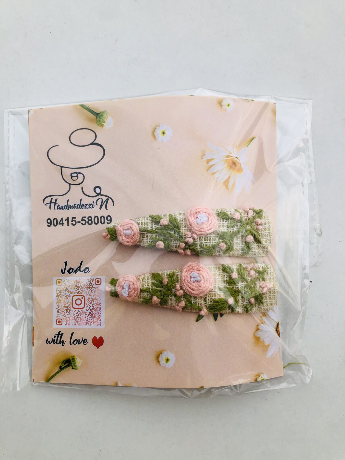 Mini Rosebud Hairpins - Image 1