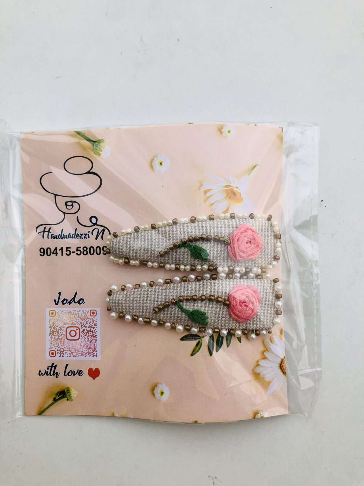 pearl roses hairpins - Image 1