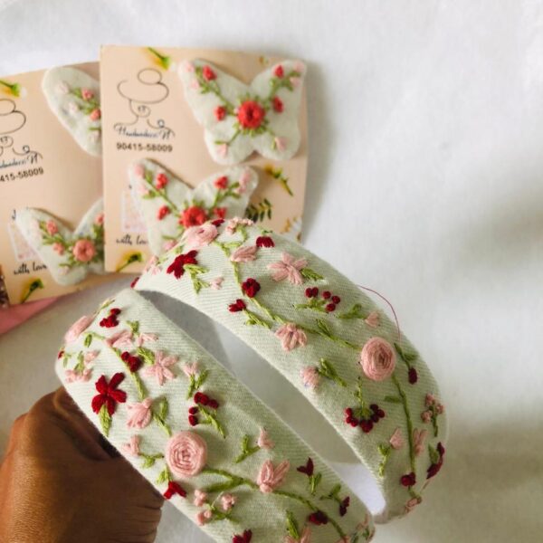 Full Embroidered Hairband