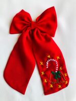 Christmas Hair Bow - Image 2