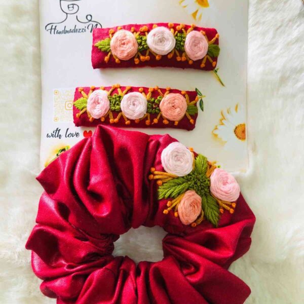 Hairpins Scrunchie Combo