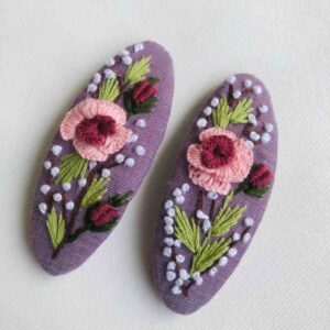 3D Flowers Hairpins