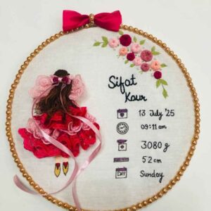 Girl Hoop Art 