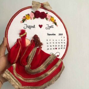 Bride Groom Wedding Hoop Art