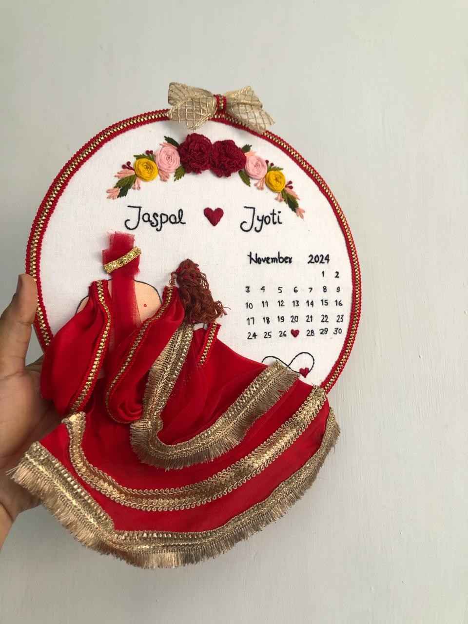 13 (1) Bride Groom Wedding Hoop Art - Image 1