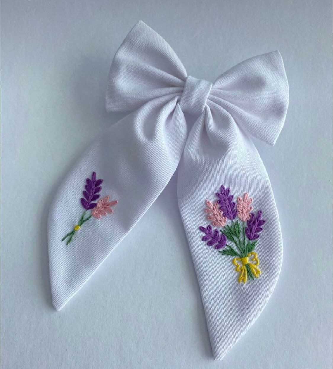 2 (1) Bouquet Bliss Hair Bow - Image 1