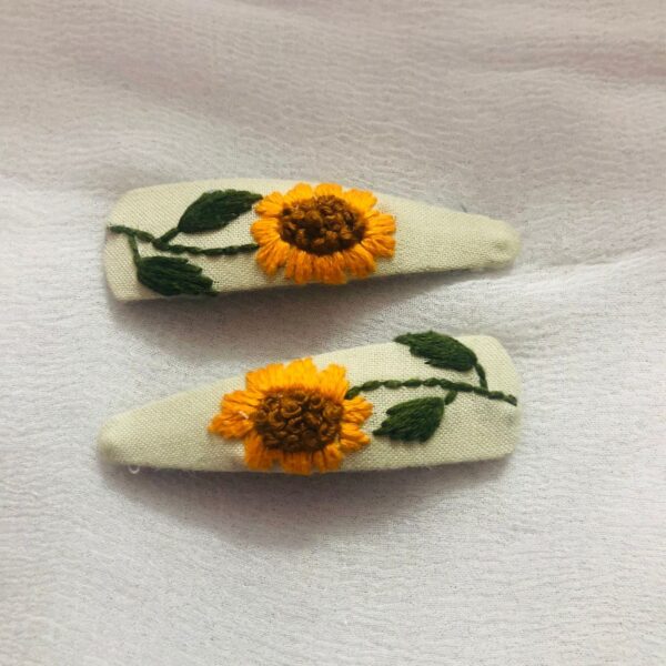Sunflower Hairpins