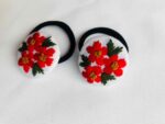 Embroidered round hairtie - Image 3