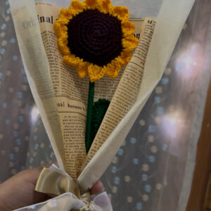 Sunflower Crochet Bouquet