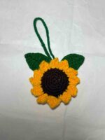Sunflower bag charm