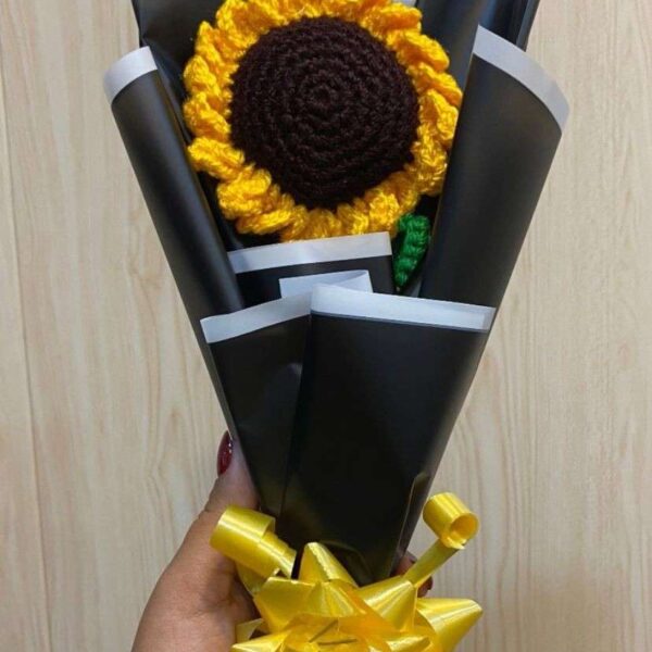 Sunflower Crochet Bouquet