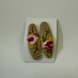 Rose oval clip