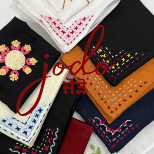 Set of 6 Multi color jooda rumal