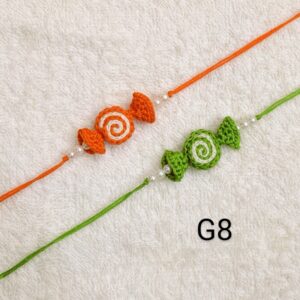 Crochet candy Rakhi