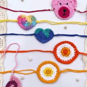 Crochet rakhi