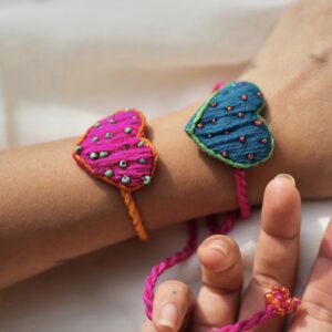 Heart rakhi
