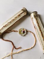 Personalised letter embroidered Rakhi - Image 2